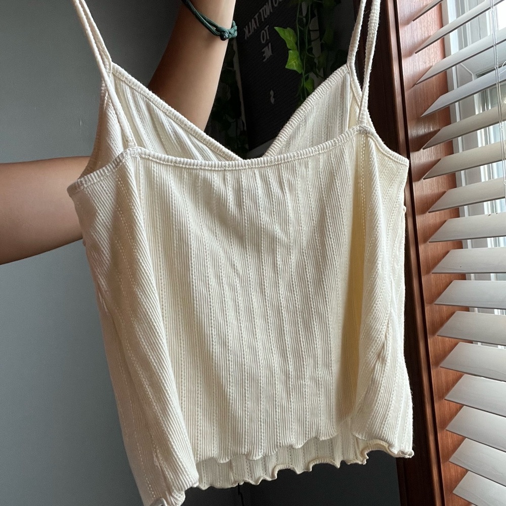 white brandy Melville tank
